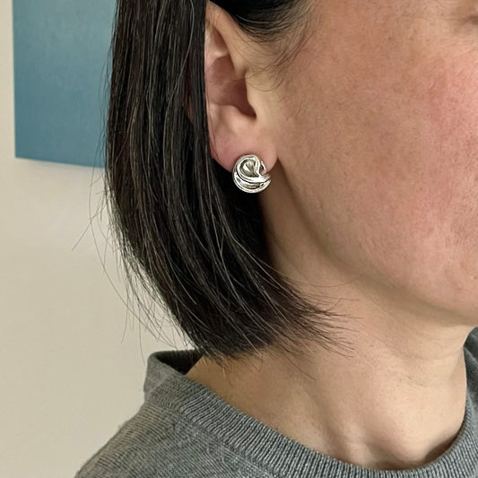 Twirl Earring _ silver