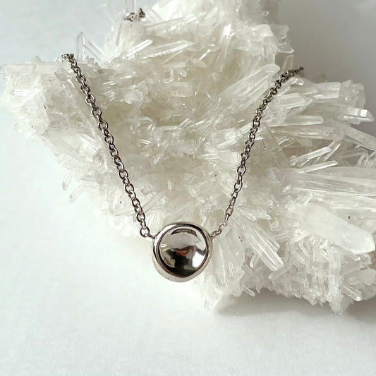 Dimple Pendant - silver